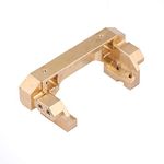 Dilwe RC Car Bumper, Brass Front Bumper with Mount Model Vehicle Bumper Bracket for Traxxas RC Crawler Car