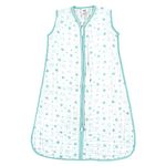 Luvable Friends Baby Soft Muslin Jersey Cotton Safe Wearable Sleeping Bag, Stars, 12-18 Months