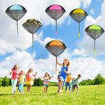 Ainiv 6 PCS Parachute Toy, Hand Throw Parachute Man Soldier Toy Set, Parachute Toys Kids Flying Toys Gift Throwing Parachute Outdoor Games and Gifts, Creative Craft Toy for Children and Adults