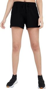 Champion Women's Jersey Short, Black, Small