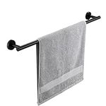 KES Black Towel Bar for Bathroom, 27.6 Inches Hand Towel Holder Towel Rack Wall Mounted, SUS304 Stainless Steel Matte Black, A2000S70B-BK