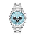 Michael Kors Lexington Chronograph Silver-Tone Stainless Steel Men's Watch (Model: MK9165)