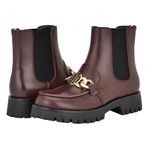 Tommy Hilfiger Women's Westal Ankle Boot, Wine 600, 10