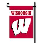 BSI NCAA Wisconsin Badgers 2-Sided Garden Flag