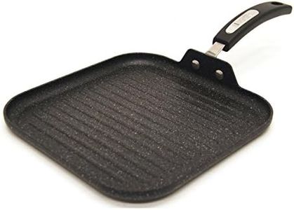 THE ROCK by Starfrit 10" Grill Pan with Bakelite Handle, Black, 18.75"x10.25"x3.5"