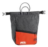 PETZL, Sakab, Large Chalk Bag To Be Placed On The Ground, Grey, One Size, Unisex-Adult