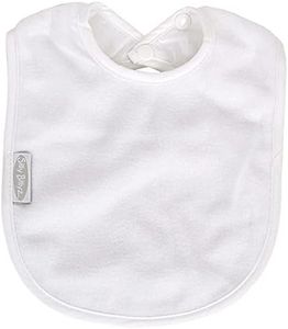 Silly Unisex Kids Plain Baby and Toddler Snow Bib, White, Large US