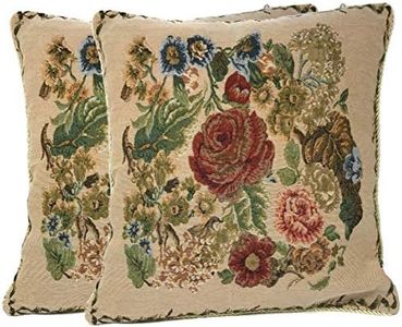Tache Home Fashion Pillow Cover 18 x 18 Morning Meadow 2 Pieces