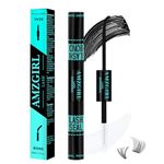 Lash Glue,Eyelash Glue,Waterproof Lash Bond and Seal,Lashes Clusters Glues for DIY Eyelash Extensions,Lash Glue for Eyelash Clusters 2-in-1 Bond and Seal Strong Hold 72H,Latex-Free(10ml)