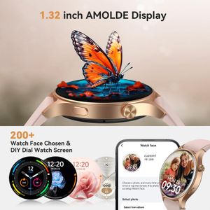 Women’s Smart Watch with AMOLED Display – Call, Fitness, Heart Rate, 3ATM