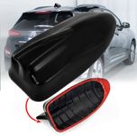 AMSPRAC Shark Fin Antenna Cover,Car Roof Antenna Caps Compatible with Santa Fe Kona 2018 2019 2020 2021 2022 2023,for Kia Sorento 2019 2020,96210-J9300,Antenna Topper Cover Without GPS,Gloss Black