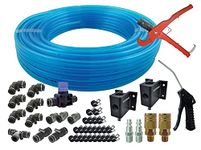 TOPRING 05.900 Airline 1/2" X 100' Polyurethane Tubing Air Piping System with manifolds, Valve, Fittings and Installation Accessories and Tools, Series 05