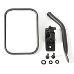 Rugged Ridge 11025.18 Quick Release Mirror Kit, Rect 2007-2018 JEEP WRANGLER(JK)