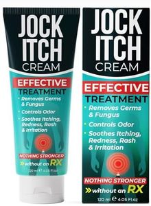 Jock Itch Cream Antifungal Treatment for Itchy Skin, Ringworm & Jock Itch