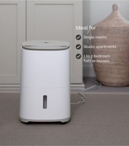 MeacoDry Arete One 10L Dehumidifier – Compact Home Moisture Removal