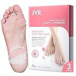 Foot Peel Mask - 3 Pairs - Exfoliating Peeling Callus Remover, Repairs Cracked Heels & Dead, Dry Skin, for Smoother and Softer Feet (Rose)