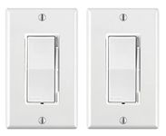 Decora Universal Rocker Dimmer with Slide Bar (2-Pack)