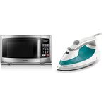 TOSHIBA Microwave Oven and Black+Decker Steam Iron Bundle