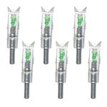 6PCS Lighted Nocks for Crossbow with .300/7.62mm Inside Diameter Led Nocks Arrow nocks for Archery Hunting