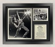 "Eddie Van Halen | 12""x15"" Framed Photo Collage | Legends Never Die, Inc.| Solo" (16661U)