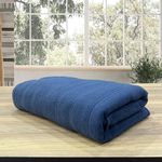 LABHAM® - 250GSM Lightweight & Absorbent, Quick Dry, Travel Friendly - 1pc Bath Towel (70cm x 140cm) - for Men & Women - Blue