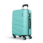 Safari Polycarbonate (Pc) Persia Hardside Large Size Check-in 4 Spinner Wheels Carry-On Luggage Spearmint Color 77Cm