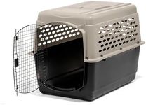 Petmate Vari Dog Kennel 40", Taupe & Black, Portable Dog Crate for Pets 70-90lbs, Made in USA