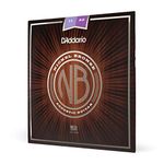 D'Addario Guitar Strings - Acoustic Guitar Strings - Nickel Bronze - For 6 String Guitar - Increased Corrosion Resistance - Full Tonal Spectrum - NB1152 - Custom Light, 11-52