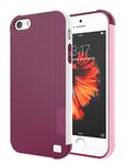 iPhone 5S Case, iPhone SE Case, iPhone 5 Case, Jeylly [3 Color] Slim Hybrid Impact Rugged Soft TPU & Hard PC Bumper Shockproof Protective Anti-Slip Case Cover Shell for Apple iPhone 5/5s/SE - Wine