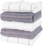 KAF Home Premium Dual Purpose Kitchen Towels (16”x 28”, 5 Pack) | Cotton Kitchen Hand Towels | Absorbent and Plush Dual Purpose Terry Dish Towel Set