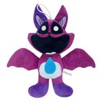 Smiling-Critters Plush Toy, Catnap Plush,Catnap Plush Toy, Cute CatNap Cartoon Stuffed Anime Smiling Plush Toy for Game Fans Kids Birthday Gift (Batcat)