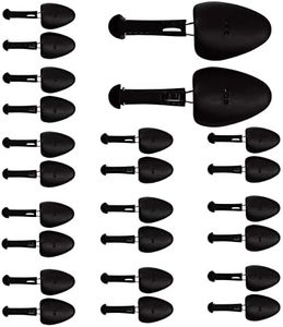 YY YEARCHY Shoe Tree for Men Shoe Stretcher 12 Pairs Holder Shape Support for Men's Boots Adjustable Lightweight Plastic
