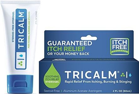 TriCalm Soothing Steroid-Free Anti-Itch Hydrogel for Bug Bites, Eczema, and More, Contains No Hydrocortisone, 2 Fluid Ounce