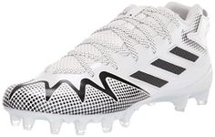 adidas Men's Freak 22-Team Football Shoe, White/Black/Clear Grey, 11