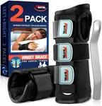 FEATOL 2 Pack Wrist Brace for Carpa