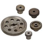 FTVOGUE Differential Main Metal Spur Gear,ftx kanyon spur gear 64T Main Gear 17T 21T 26T 29T Motor Gear, Motor Gear RC Part Fit,ftx kanyon spur gear for HSP BRONTOSAURUS 1/10 Truck 94111