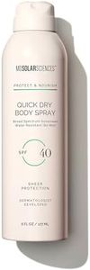 MDSolarSciences Quick Dry Body Spray SPF 40, Non-Greasy, Fast-Drying Sunscreen Spray Provides 80 Minutes of Water-Resistant Broad Spectrum Sun Protection, 6 Fl Oz