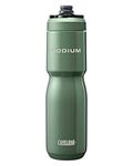 CamelBak Podium Steel Insulated Stainless Steel Bike Water Bottle – for Cycling, Fitness & Sports- Fits Most Bike Cages, 22oz - Moss