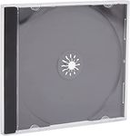 Vision Media® 50 X Single CD Jewel Case Black Tray - 10.4mm Spine