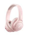 soundcore by Anker Q20i Hybrid Active Noise Cancelling Headphones, Wireless Over-Ear Bluetooth, 40H Long ANC Playtime, Hi-Res Audio, Big Bass, Customize via an App, Transparency Mode, Ideal for Travel