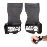 BEAR GRIP® - Multi Grip Straps/Hooks, Premium Heavy duty weight lifting straps/gloves, Used for push and pull movements - Padded Wrist Support