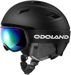 Odoland Snow Ski Helmet and Goggles