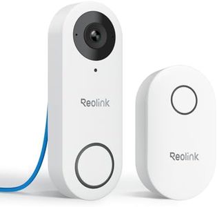 REOLINK 2K Video Doorbell PoE Camera with Chime, 3:4 Head-to-Toe View, 2-Way Talk, Person/Package Detection, Outdoor Waterproof, Smart Alerts, Supports NVR