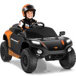 24V Officially Licensed McLaren Ride on Electric Car for Kids with Remote Control,Power Wheels,Bluetooth,Music,LED Lights Ride on Toys for Toddlers 3-6,Voiture Electrique Pour Enfant