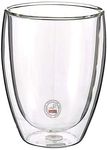 Bodum Pavina Double Wall Glass, Medium, 12-Ounce, Clear Set of 2