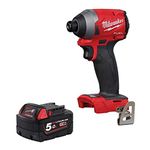 Milwaukee M18FID2-0 18v M18 Li-ion Fuel GEN 3 Impact Driver 1x 5Ah Battery M18B5