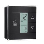 3316250.712 RV Single Zone Wall Thermostat, Replacement for Dometic, Used for Cool/Heat/Furnace Control, Blue Backlight LCD Display, Black 3-Wire