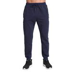 Tansozer Jogging Bottoms for Men Running Trousers Mens Joggers Slim Fit Cotton Tracksuit Bottoms with Zip Pockets (Navy Blue, Medium)