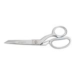 Gingher 8-Inch Micro-Serrated Edge Knife Edge Dressmaker's Shears, Blunt Tip