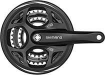 Shimano FC-M311 Altus square taper chainset, 48/38/28T, with chainguard, 170 mm